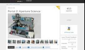 
							         Product Ideas - Portal 2: Aperture Science - LEGO IDEAS								  
							    