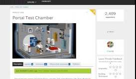 
							         Product Ideas - Portal Test Chamber - LEGO IDEAS								  
							    
