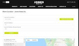 
							         Product Locator | Jones Soda Co.								  
							    