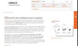 
							         Product navigation | HASCO Portal								  
							    