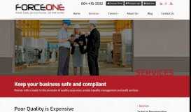 
							         Product Quality Management System Audit | ForceOne								  
							    