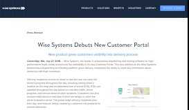 
							         Product Release | Customer Portal | Autonomous Dispatch & Routing ...								  
							    