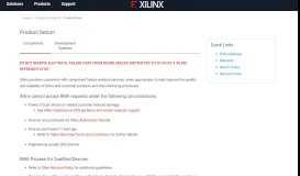 
							         Product Return - Xilinx								  
							    