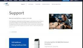 
							         Product Support | CAE Healthcare								  
							    