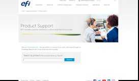 
							         Product Support - Support & Downloads - EFI								  
							    