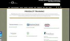 
							         Product Training - Ohlson Group								  
							    