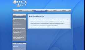 
							         Product Webinars - Office Ally								  
							    