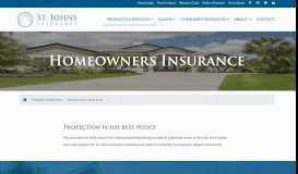 
							         Products and Services - Homeowners ... - St. Johns Insurance Company								  
							    