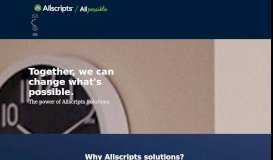
							         Products and Solutions - Allscripts								  
							    
