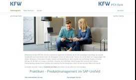 
							         Produktmanagement im SAP-Umfeld - kfw-jobs.de								  
							    