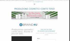 
							         Produzione cosmetici conto terzi piccoli lotti - Ebrand private label								  
							    