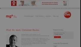 
							         Prof. Dr. med. Christian Buske - MGO-CME-Portal für Ärzte und ...								  
							    