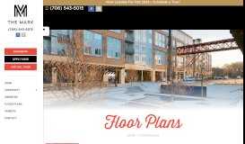 
							         Professional Apartment Floor Plans At The Mark Athens								  
							    