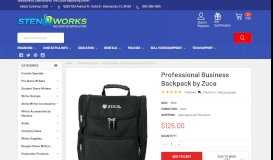 
							         Professional Business Backpack by Zuca - StenoWorks The Court ...								  
							    