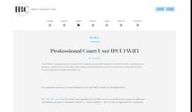 
							         Professional Court User (PCU) WiFi | Institute of Barristers ...								  
							    