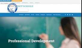 
							         Professional Development | Bay District Schools								  
							    