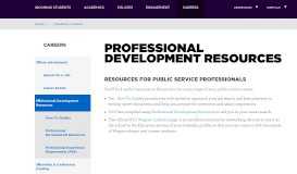 
							         Professional Development Resources | NYU Wagner								  
							    