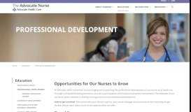 
							         Professional Development - The Advocate Nurse								  
							    