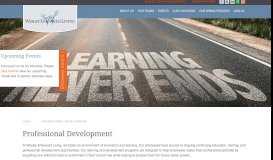 
							         Professional Development | Wesley Enhanced Living Careers								  
							    