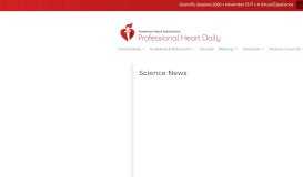 
							         Professional Heart Daily - American Heart Association								  
							    