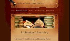 
							         Professional Learning - Bullock Creek Loves Literacy								  
							    