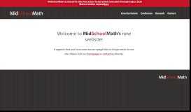 
							         Professional Learning - MidSchoolMath								  
							    