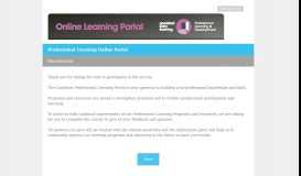 
							         Professional Learning Online Portal Survey - Research.net								  
							    