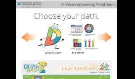
							         Professional Learning Portal Demo								  
							    