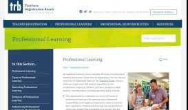 
							         Professional Learning - Teachers Registration Board of South ...								  
							    