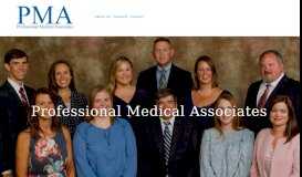 
							         Professional Medical Associates								  
							    