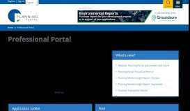 
							         Professional Portal | Planning Portal								  
							    