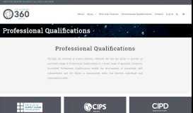 
							         Professional Qualifications – The Network 360 Group								  
							    