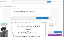 
							         Professional web-denis - PDF - docplayer.net								  
							    