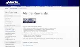
							         Professionals : Support Programs : Alside Rewards - Alside								  
							    