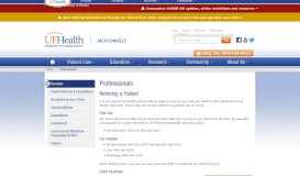 
							         Professionals | UF Health Jacksonville | University of Florida Health								  
							    