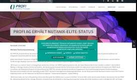 
							         PROFI AG erhält Nutanix-Elite-Status - PROFI AG - Professionelle IT ...								  
							    