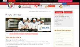 
							         Profile BERJAYA University College - Where To Study ...								  
							    