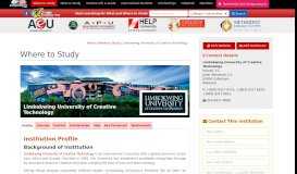 
							         Profile Limkokwing University of Creative Technology - Where To ...								  
							    