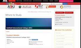 
							         Profile Unifield International College (UIC) - Where To Study ...								  
							    