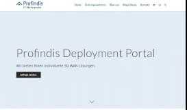 
							         Profindis Deployment Portal - SD-WAN Tool - Profindis IT-Netzwerke								  
							    