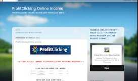 
							         ProfitClicking Online Income								  
							    