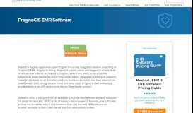 
							         PrognoCIS EMR Software | MedicalRecords.com								  
							    