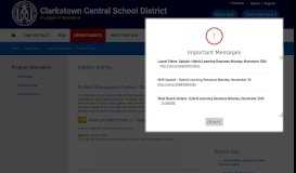 
							         Program Evaluation / Student Portal - Clarkstown Central School District								  
							    