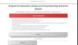 
							         Program for Innovation, Design and Entrepreneurship at Stevens ...								  
							    