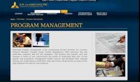 
							         Program Management - Kay & Associates, Inc.								  
							    