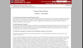 
							         Program Policy Manual - Volume V; 75.1404 through 75.1714-1 - MSHA								  
							    