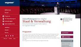 
							         Programm | Wegweiser Media & Conferences GmbH								  
							    