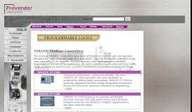 
							         Programmable logics - Siemens - Provendor Ltd.								  
							    