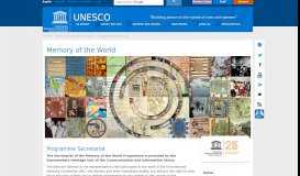 
							         Programme Secretariat - Unesco								  
							    
