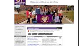 
							         Programs > Featured > WCU Education Abroad								  
							    